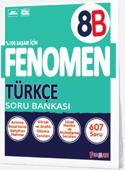 8. Sınıf LGS Türkçe Fenomen Soru Bankası Fenomen Kitap Fenomen Fotokopi - YKS - KPSS - ALES