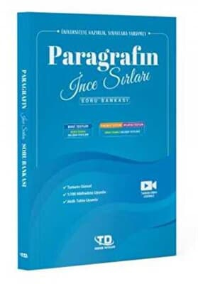 Paragrafın İnce Sırları Soru Bankası Fenomen Fotokopi - YKS - KPSS - ALES