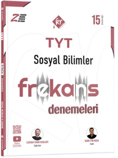 2026 TYT Sosyal Bilimler 15 li Frekans Denemeleri KR Akademi Fenomen Fotokopi - YKS - KPSS - ALES