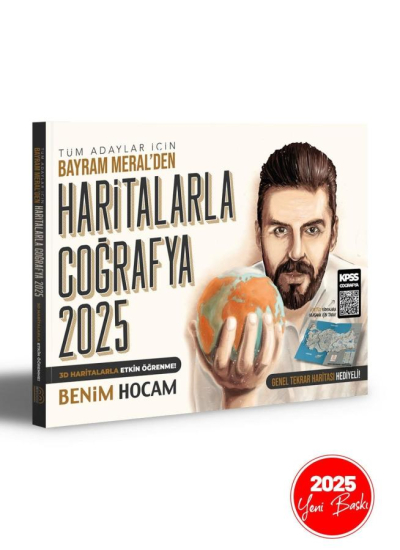 2025 Tüm Adaylar İçin Haritalarla Coğrafya Benim Hocam Yayınları Fenomen Fotokopi - YKS - KPSS - ALES