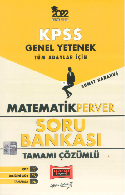 MATEMATİK PERVER TAMAMI ÇÖZÜMLÜ SORU BANKASI Fenomen Fotokopi - YKS - KPSS - ALES