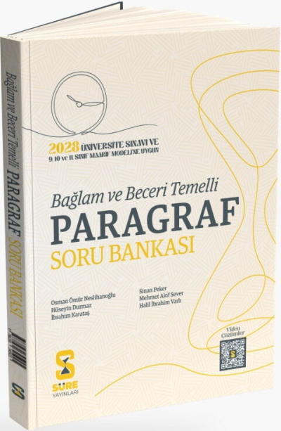 Paragraf Bağlam ve Beceri Temelli Soru Bankası Süre Yayınları Fenomen Fotokopi - YKS - KPSS - ALES