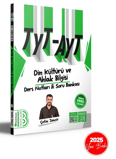 2025 TYT-AYT Din Kültürü ve Ahlak Bilgisi Ders Notları ve Tamamı Video Çözümlü Soru Bankası Fenomen Fotokopi - YKS - KPSS - ALES