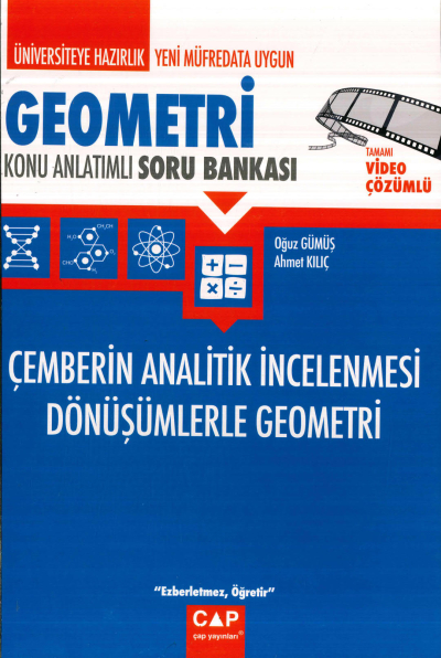 GEOMETRİ ÇEMBERİN ANALİTİK İNCELENMESİ DÖNÜŞÜMLERLE GEOMETRİ KONU ANLATIMLI SORU BANKASI Fenomen Fotokopi - YKS - KPSS - ALES