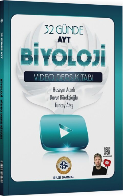 AYT Biyoloji 32 Günde Video Ders Kitabı Bilgi Sarmal Fenomen Fotokopi - YKS - KPSS - ALES