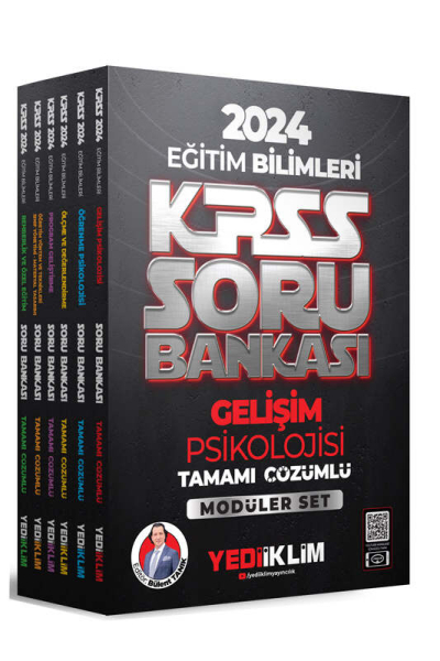 2024 KPSS Eğitim Bilimleri Tamamı Çözümlü Soru Bankası Modüler Set PROGRAM GELİŞTİRME
