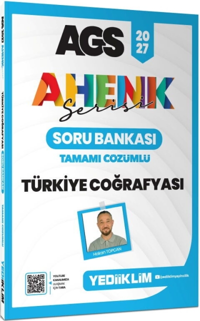 MEB AGS Ahenk Serisi Türkiye Coğrafyası Tamamı Çözümlü Soru Bankası Yediiklim Yayınları Fenomen Fotokopi - YKS - KPSS - ALES