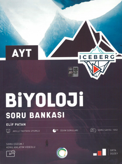 AYT ICEBERG Biyoloji Soru Bankası Orta Düzey Fenomen Fotokopi - YKS - KPSS - ALES