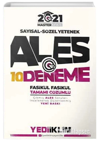 MASTER ALES 10!LU DENEME SAYISAL SÖZEL YETENEK Fenomen Fotokopi - YKS - KPSS - ALES