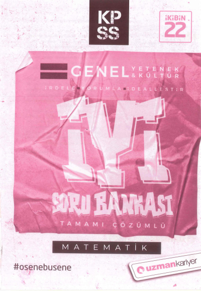 GY GK MATEMATİK İYİ ÇÖZÜMLÜ SORU BANKASI Fenomen Fotokopi - YKS - KPSS - ALES