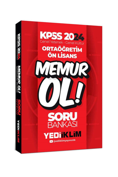 Ortaöğretim Ön Lisans Memur Ol Soru Bankası Fenomen Fotokopi - YKS - KPSS - ALES