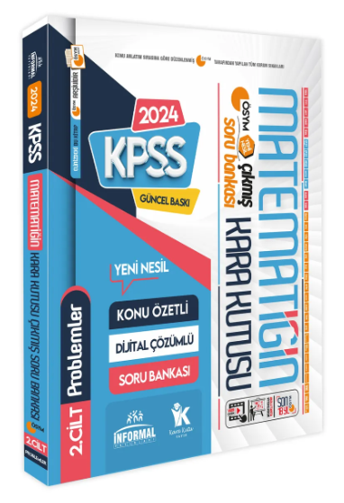 MATEMATİĞİN KARA KUTUSU ÇIKMIŞ SORU BANKASI 2. CİLT (PROBLEMLER) Fenomen Fotokopi - YKS - KPSS - ALES