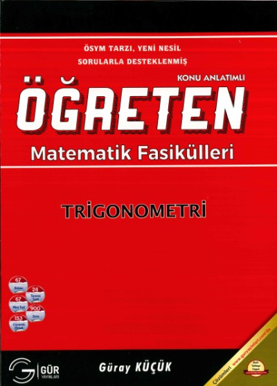 TYT-AYT ÖĞRETEN MATEMATİK TRİGONEMETRİ KONU ANLATIMLI Fenomen Fotokopi - YKS - KPSS - ALES