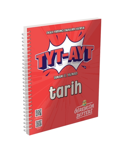 TYT AYT Tarih Öğrencim Defter Murat Yayınları Fenomen Fotokopi - YKS - KPSS - ALES