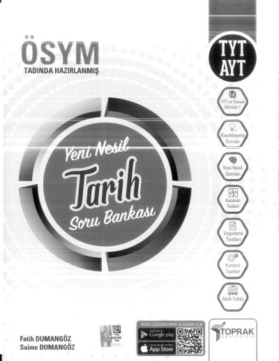 TYT YENİ NESİL TARİH SORU BANKASI Fenomen Fotokopi - YKS - KPSS - ALES