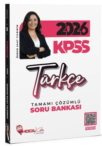 2026 KPSS Türkçe Soru Bankası Çözümlü - Öznur Saat Yıldırım Hoca Kafası Yayınları Fenomen Fotokopi - YKS - KPSS - ALES