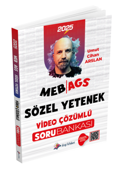 2025 MEB AGS Sözel Yetenek Tamamı Video Çözümlü Soru Bankası Dizgi Kitap