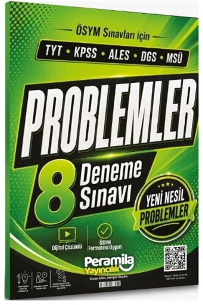 Problemler 8 Deneme Peramila Yayınları Fenomen Fotokopi - YKS - KPSS - ALES