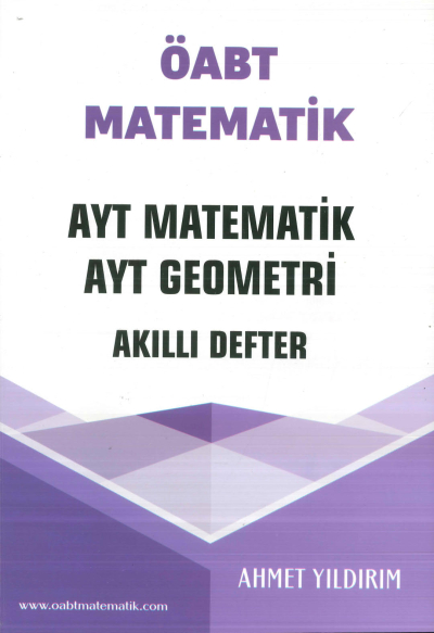 ÖABT Matematik AYT Matematik AYT Geometri Akıllı Defter Ahmet Yıldırım