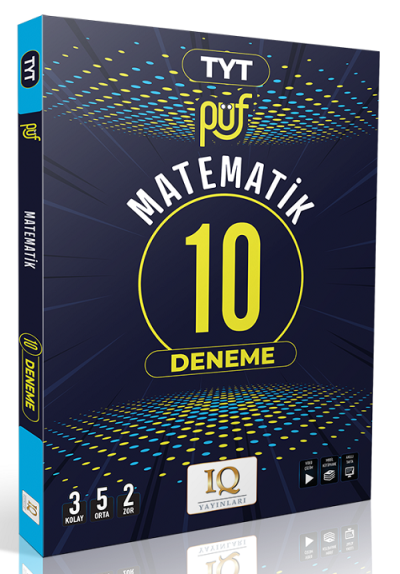 TYT Matematik Püf 10 Branş Denemesi IQ Yayınları Fenomen Fotokopi - YKS - KPSS - ALES