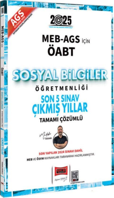 2025 MEB-AGS ÖABT Sosyal Bilgiler Öğretmenliği Son 5 Sınav Çıkmış Yıllar Yargı Yayınları Fenomen Fotokopi - YKS - KPSS - ALES