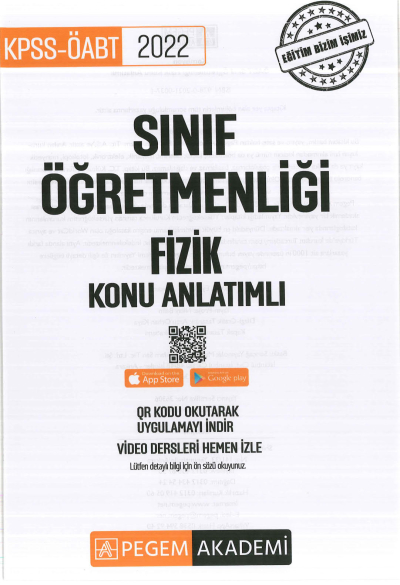SINIF ÖĞRETMENLİĞİ FİZİK KONU ANLATIMLI Fenomen Fotokopi - YKS - KPSS - ALES