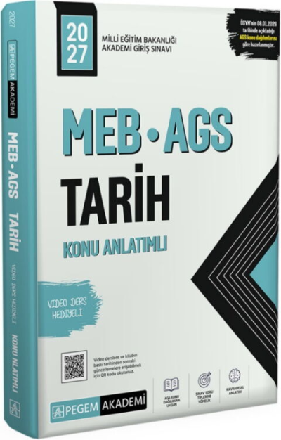 2027 MEB AGS Tarih Konu Anlatımlı Pegem Yayınları Fenomen Fotokopi - YKS - KPSS - ALES