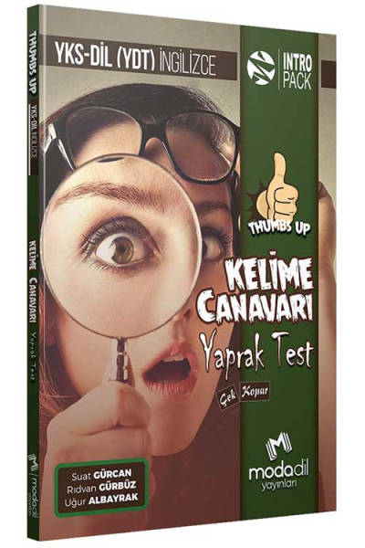 YKS-DİL Thumbs Up Kelime Canavarı Yaprak Test Modadil Yayınları Fenomen Fotokopi - YKS - KPSS - ALES
