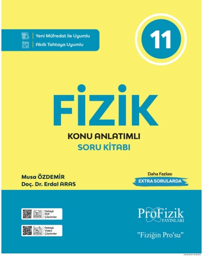 11. Sınıf Fizik Konu Anlatımlı Soru Kitabı ProFizik Yayınları Fenomen Fotokopi - YKS - KPSS - ALES