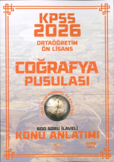 2026 KPSS Ortaöğretim Önlisans Coğrafya Pusulası Konu Anlatımı CBA Yayınları Fenomen Fotokopi - YKS - KPSS - ALES
