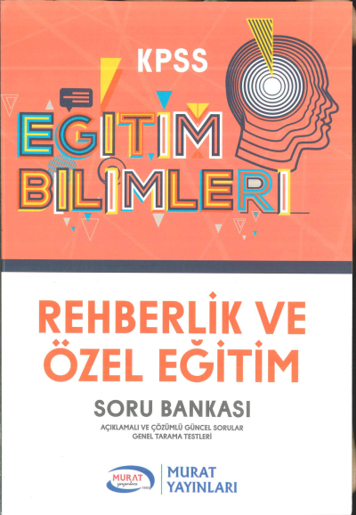 REHBERLİK VE ÖZEL EĞİTİM SORU BANKASI Fenomen Fotokopi - YKS - KPSS - ALES