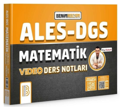 2025 ALES DGS Matematik Video Ders Notları Benim Hocam Yayınları Fenomen Fotokopi - YKS - KPSS - ALES