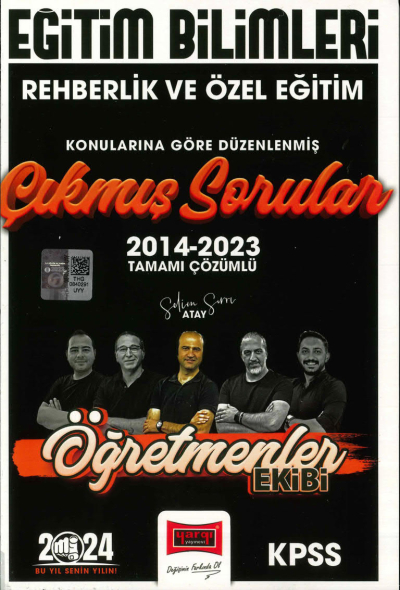 REHBERLİK VE ÖZEL EĞİTİM 2014-2023 TAMAMI ÇÖZÜMLÜ ÇIKMIŞ SORULAR (ÖĞRETMENLER EKİBİ) Fenomen Fotokopi - YKS - KPSS - ALES
