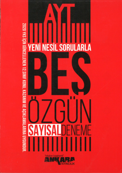 AYT Yeni Nesil Sorularla Sayısal 5 Özgün Deneme Fenomen Fotokopi - YKS - KPSS - ALES