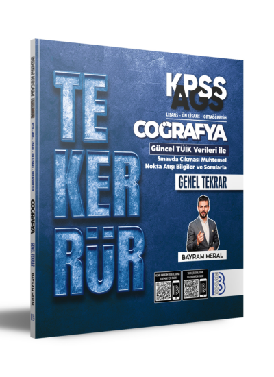 2026 KPSS Coğrafya Tekerrür Genel Tekrar Benim Hocam Fenomen Fotokopi - YKS - KPSS - ALES