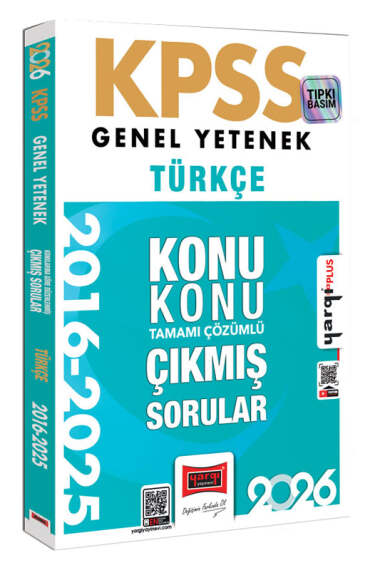 2026 KPSS Genel Yetenek Türkçe 2016-2026 Konu Konu Tamamı Çözümlü Çıkmış Sorular Yargı Yayınları Fenomen Fotokopi - YKS - KPSS - ALES