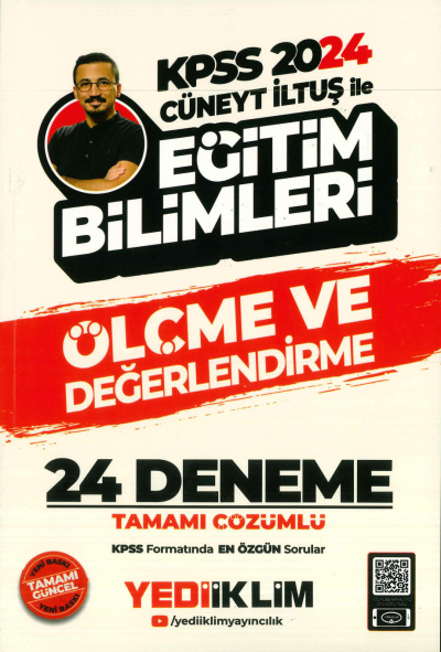 ÖLÇME VE DEĞERLENDİRME 24 DENEME TAMAMI ÇÖZÜMLÜ (CÜNEYT İLTUŞ) Fenomen Fotokopi - YKS - KPSS - ALES