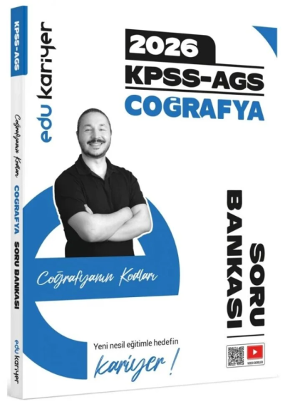 Coğrafyanın Kodları 2026 KPSS-AGS Coğrafya Video Çözümlü Soru Bankası Edu Kariyer Fenomen Fotokopi - YKS - KPSS - ALES