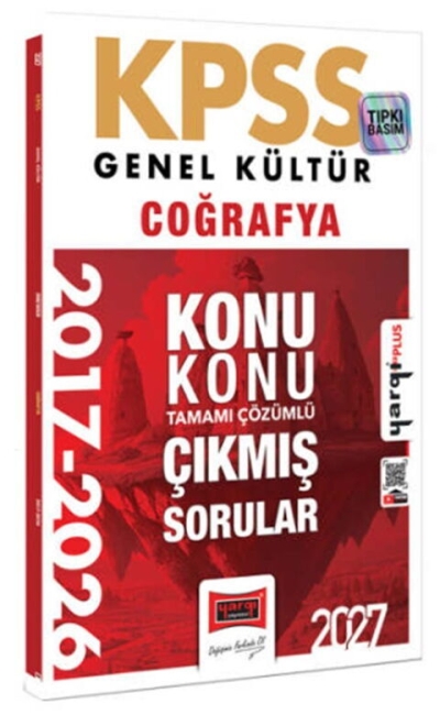KPSS Genel Yetenek Coğrafya Konu Konu Tamamı Çözümlü 10 Yıl Çıkmış Sorular Yargı Yayınevi Fenomen Fotokopi - YKS - KPSS - ALES