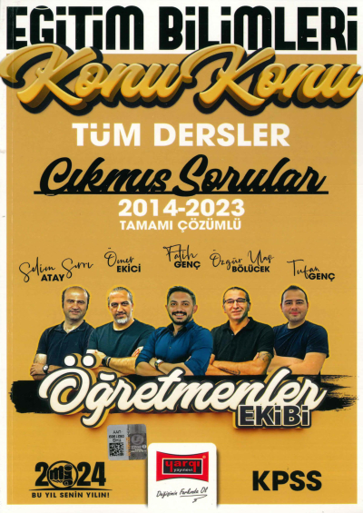 KONU KONU ÇIKMIŞ SORULAR 2014-2023 TAMAMI ÇÖZÜMLÜ ÖĞRETMENLER EKİBİ Fenomen Fotokopi - YKS - KPSS - ALES