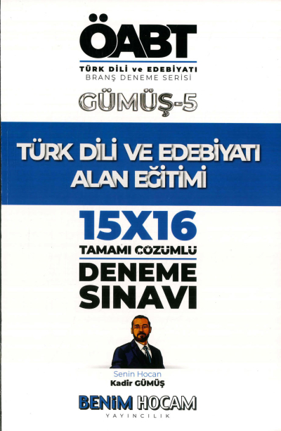 TÜRK DİLİ VE EDEBİYATI GÜMÜŞ-5 15x16 TAMAMI ÇÖZÜMLÜ DENEM Fenomen Fotokopi - YKS - KPSS - ALES