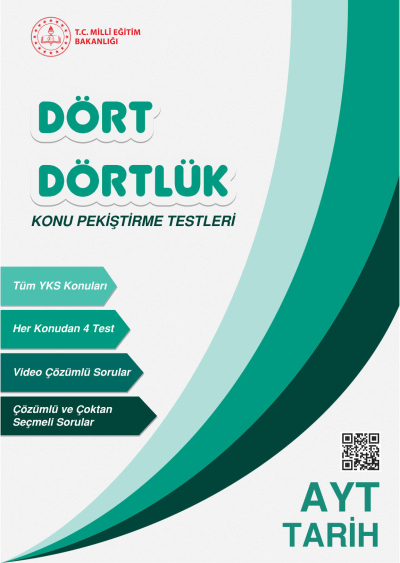 Dört Dörtlük Konu Pekiştirme Testleri AYT Tarih Fenomen Fotokopi - YKS - KPSS - ALES