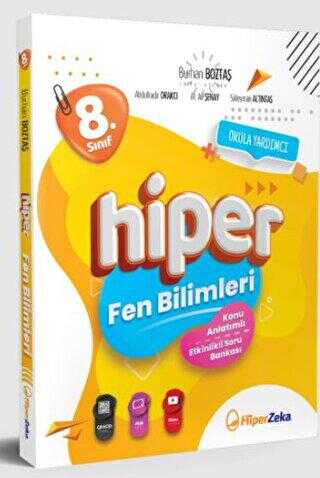 8. Sınıf Hiper Fen Bilimleri Konu Anlatımlı & Etkinlikli Soru Bankası Hiper Zeka Yayınları Fenomen Fotokopi - YKS - KPSS - ALES