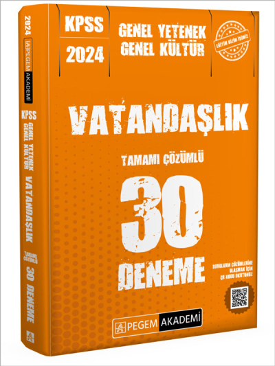 2024 KPSS Vatandaşlık 30 Deneme Fenomen Fotokopi - YKS - KPSS - ALES