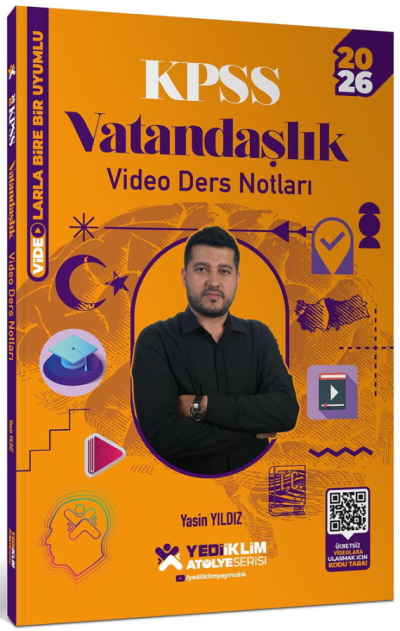 2026 KPSS Vatandaşlık Atölye Video Ders Notları Yediiklim Yayınları