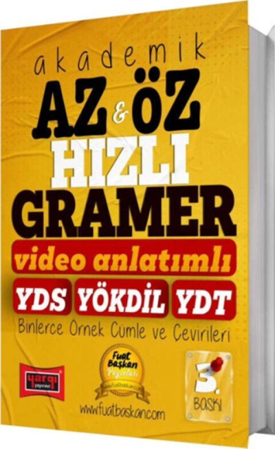 YDS YÖKDİL YDT Akademik Az Öz Hızlı Gramer Yargı Yayınları