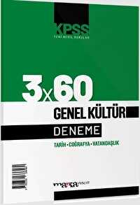 GK 3*60 DENEME (TARİH-COĞ.-VAT) TAMAMI VİDEO ÇÖZÜMLÜ Fenomen Fotokopi - YKS - KPSS - ALES