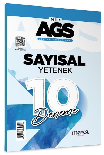 2025 MEB AGS Sayısal Yetenek 10 Deneme Tamamı Video Çözümlü Marka Yayınları Fenomen Fotokopi - YKS - KPSS - ALES