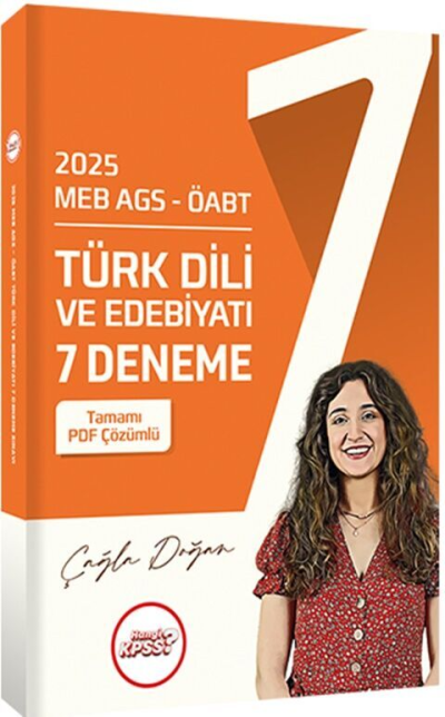 2025 MEB AGS ÖABT Türk Dili ve Edebiyatı 7 Deneme Sınavı Tamamı PDF Çözümlü Hangi Kpss Fenomen Fotokopi - YKS - KPSS - ALES
