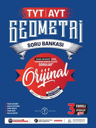 TYT AYT Geometri Soru Bankası Orijinal Yayınları Fenomen Fotokopi - YKS - KPSS - ALES